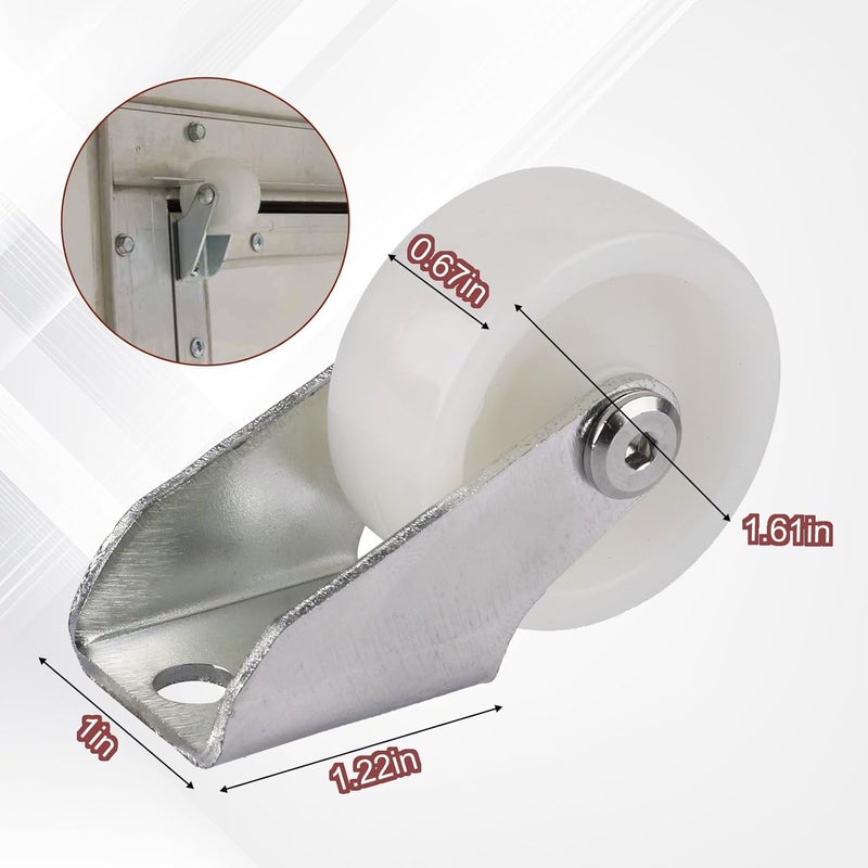 EAORBD RV Awning Roller Ball for Patio Awning Door Guard, White - Image 2